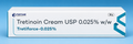 Tretinoin Cream 0.025%